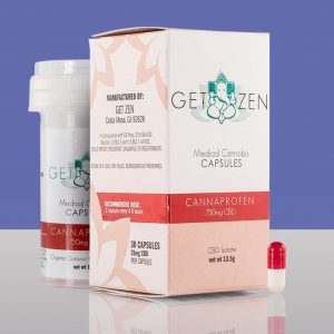 Buy Get Zen Cannaprofen CBD Capsules (750mg) Online